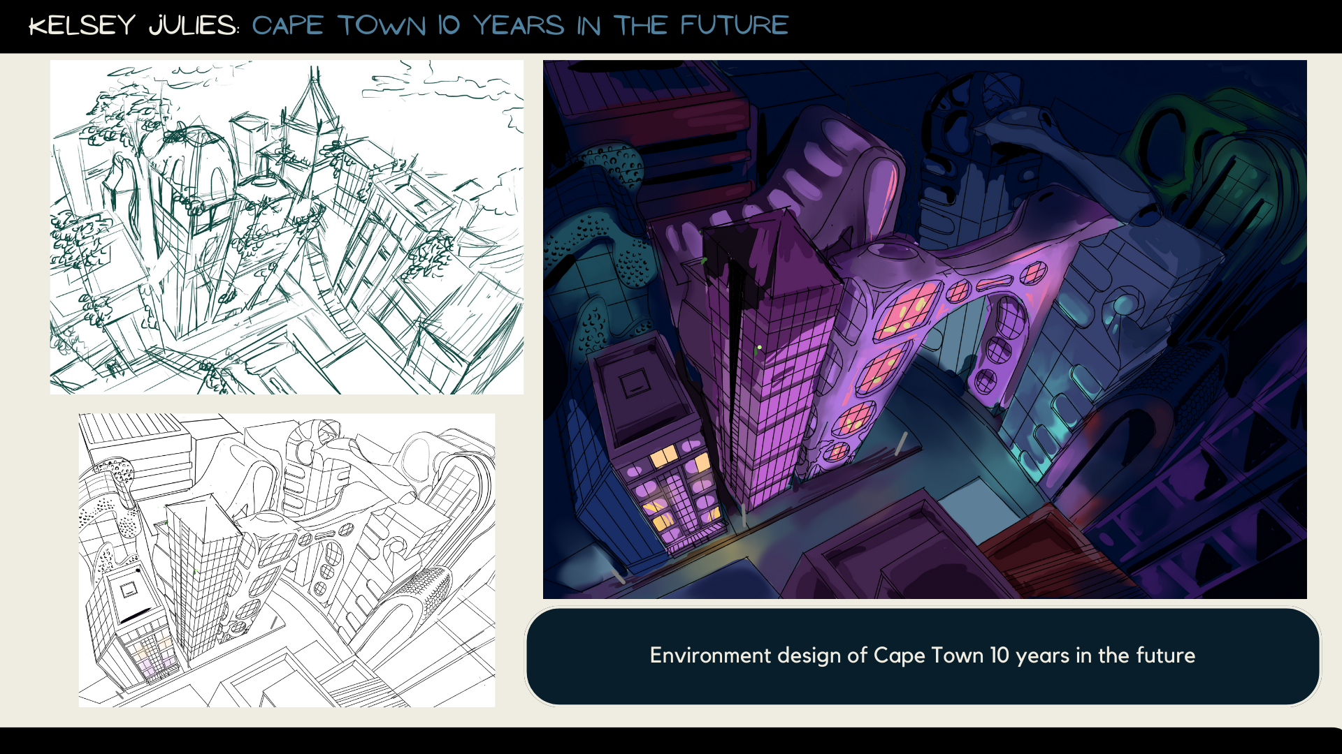 KELSEY JULIES

Environment design of Cape Town 10 years in the future