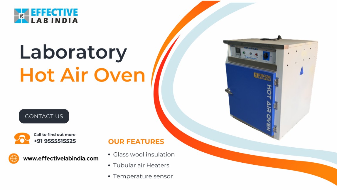 I EFFECTIVE
W# LAB INDIA

Laboratory
Hot Air Oven

5

t more
+91 9555515525 OUR FEATURES

   

 

+ Glass wool insulation
® www.effectivelabindia.com
+ Tubular air Heaters

* Temperature sensor