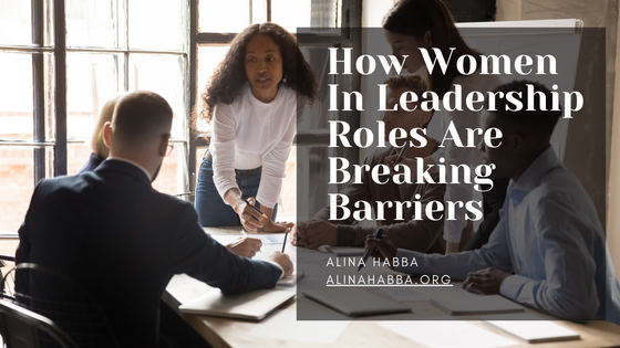 How Women
In Leadership
Roles Are
Breaking
Barriers