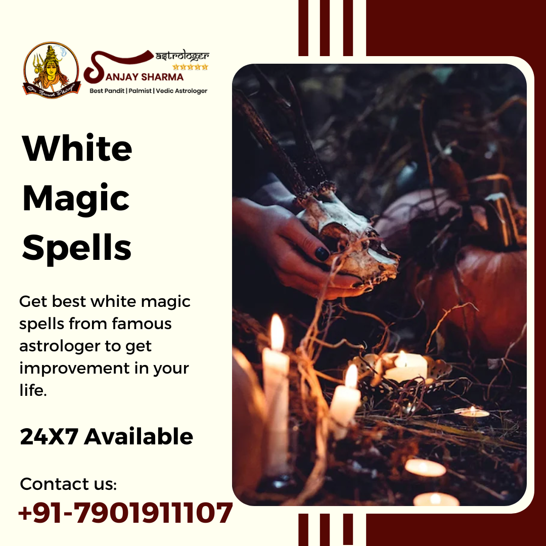 setter

ANJAY SHARMA

Bost Pana | Paimist | Vedic Astrologer

White
Magic
Spells

Get best white magic
spells from famous
astrologer to get
improvement in your
life.

24X7 Available

Contact us:

+91-7901911107