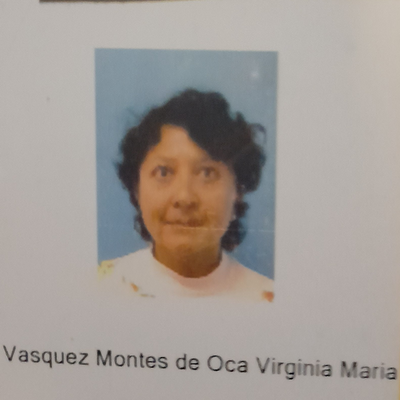 Virginia María Vasquez Montes de Oca