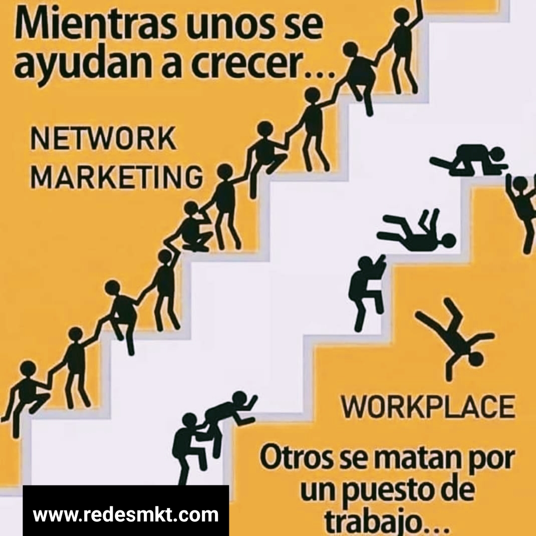Mientras unos se
ayudan a crecer...

 
  
    
  
   

NETWORK
MARKETING

WORKPLACE

Otros se matan por
un puesto de
trabaio...

www.redesmkt.com