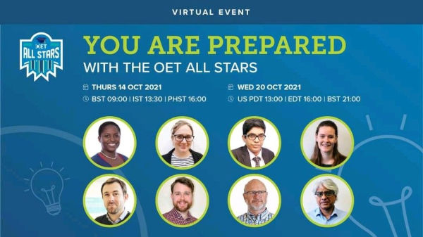 i YOU ARE PREPARED
WITH THE OET ALL STARS

[ETT EEE Pe
I oe