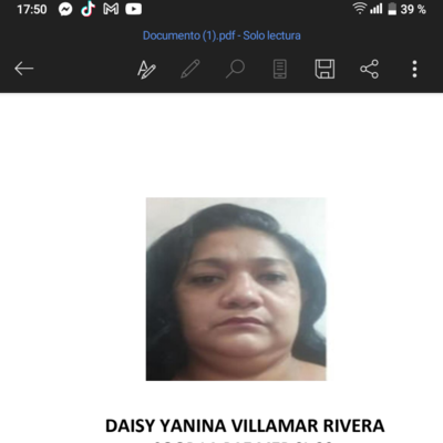 Daisy Villamar Rivera 